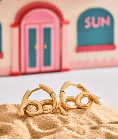 Hey Harper Karyn Snake Earrings In Gold