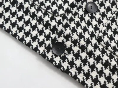 Saint Perry Houndstooth Boxy Fit Jacket In Multi