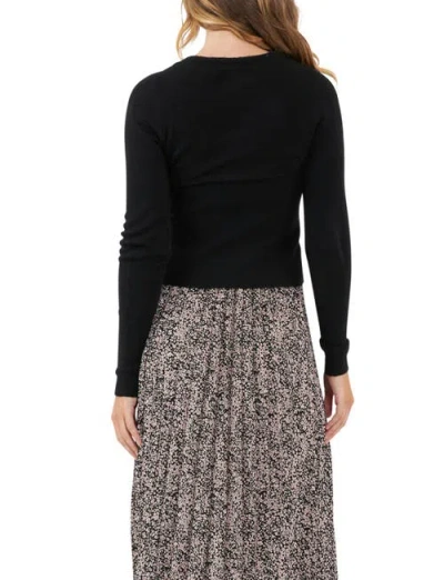 Ripe Maternity Willa Nursing Knit In Black