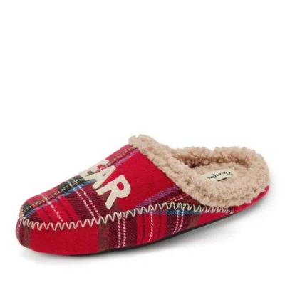 Dearfoams Mama Bear Plaid Clog Slipper In Multi