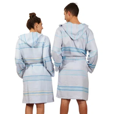 Eco Hilana Antalya Unisex Bathrobe In Gray