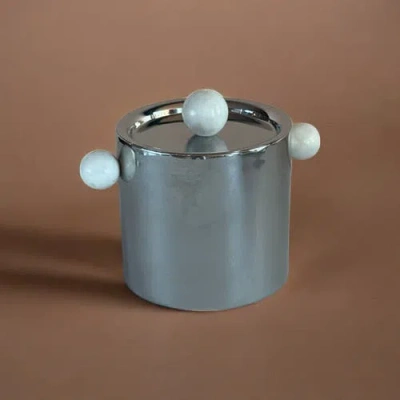 Meso Goods Kora Ice Bucket In Silver