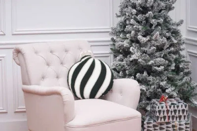 C & F Home C&f Home Striped Ornament Throw Pillows In Green