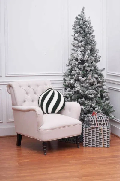 C & F Home C&f Home Striped Ornament Throw Pillows In Green