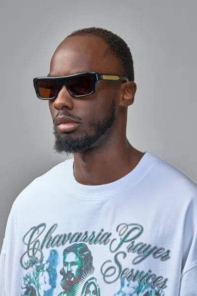 Jacques Marie Mage Cleavon Square-frame Acetate Sunglasses In Brown