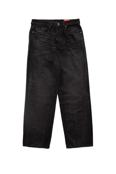 Diesel 1980 Five-pocket Trousers Featuring Belt Loops In Black