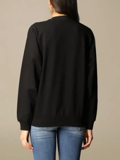 Diesel F-ang-k15 Logo-print Rib-trimmed Sweatshirt In Black