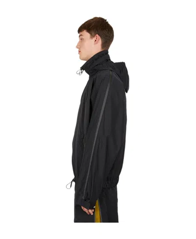 Bottega Veneta Hooded Zip-fastening Jacket In Black