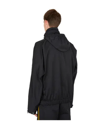 Bottega Veneta Hooded Zip-fastening Jacket In Black