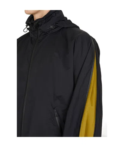 Bottega Veneta Hooded Zip-fastening Jacket In Black