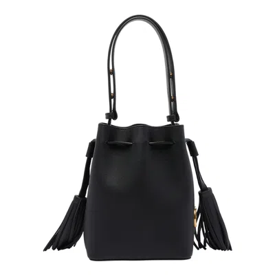 Valentino Small Drawstring Bucket Bag In Black