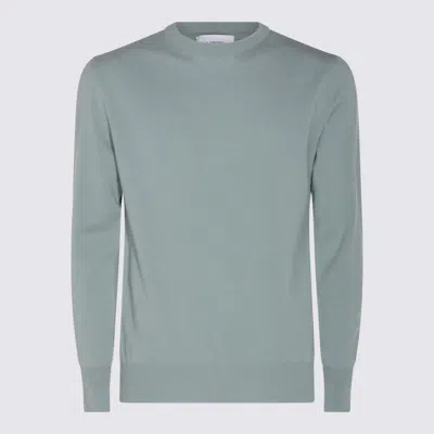 Lardini Light Blue Cashmere Knitwear In Green