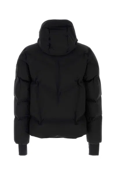 Moncler Grenoble Black Stretch Nylon Angren Down Jacket In Black
