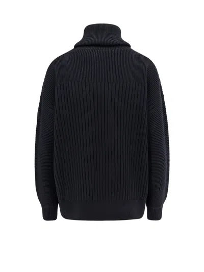 Moncler Genius 6 Moncler Willow Smith Responsible Wool Sweater In Black