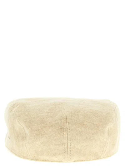 Jacquemus Valerie Soft Texture Beret Hat In Neutral