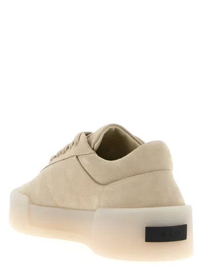 Fear Of God Low Top Suede Sneakers With Rubber Sole In Brown