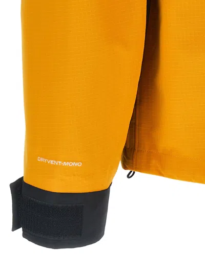 The North Face Dryvent Mono Nylon Windbreaker Jacket In Yellow
