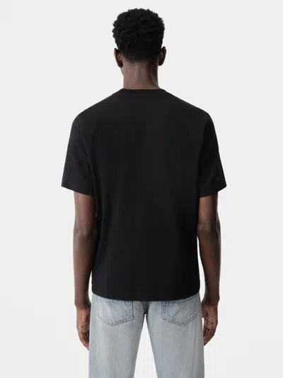 Amiri Cotton T-shirt With Logo Print In Black
