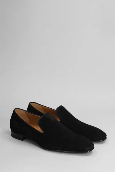 Christian Louboutin Dandelion Suede Loafers In Black