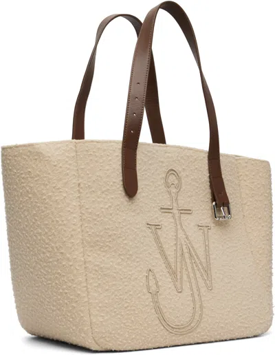 Jw Anderson Beige Belt Tote In Neutral