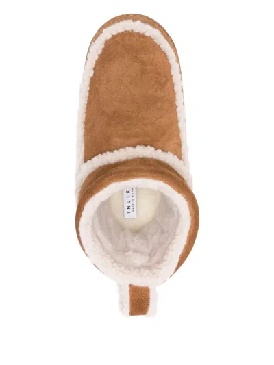 Inuikii Suede Ankle Boots In Brown