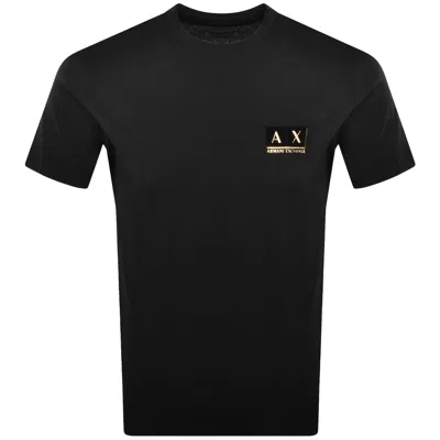 Armani Exchange T Shirt Black In Black