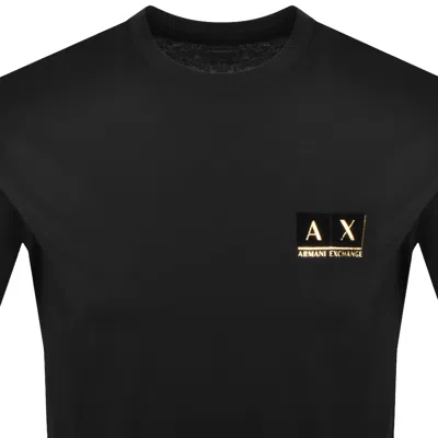 Armani Exchange T Shirt Black In Black