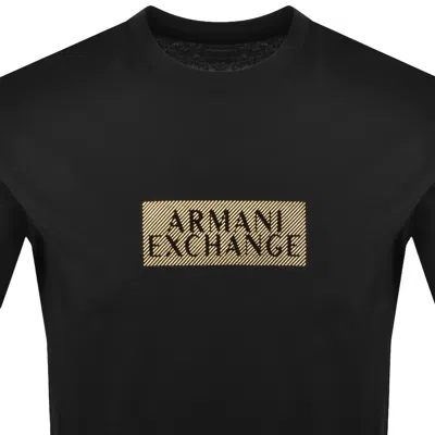 Armani Exchange T Shirt Black In Black