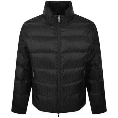 Armani Exchange Padded Down Jacket Black In Black
