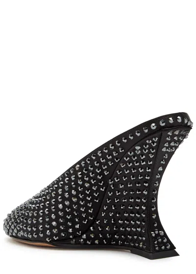Paris Texas 105mm Nina Stud-embellishment Sandals In Black