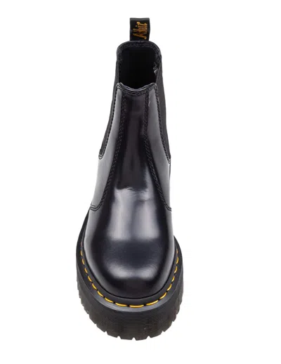 Dr. Martens 2976 Quad Platform Chelsea Boots In Leather In Multi