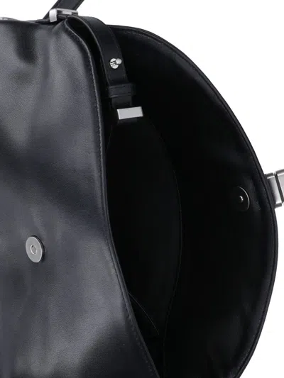 Pinko Saddle Baguette Shoulder Bag In Black