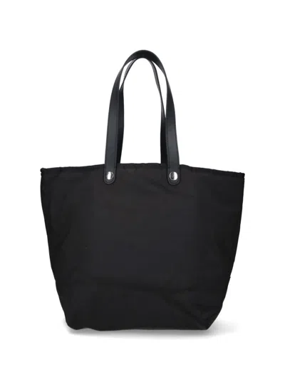 Vivienne Westwood Rectangular Tote Bag Top Handles In Black