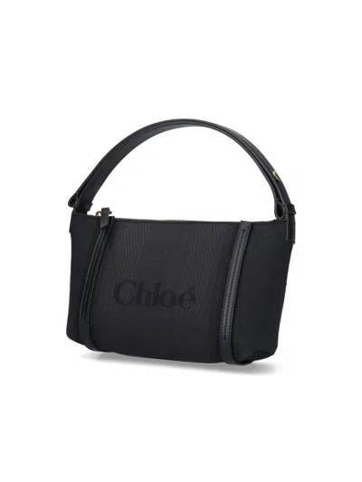 Chloé Stylish Bucket Bag Top Handle In Black