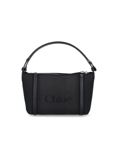 Chloé Stylish Bucket Bag Top Handle In Black