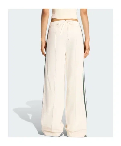 Adidas Originals Side-stripe Trousers In White