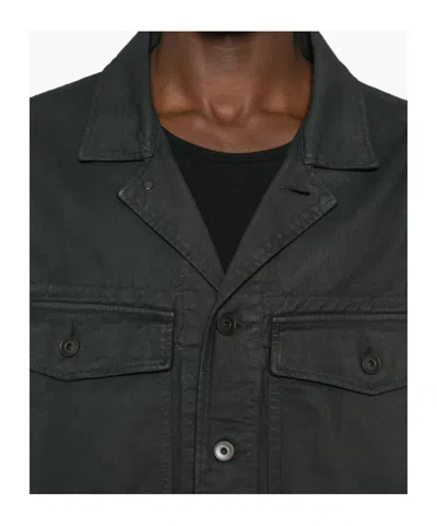 Lemaire Cotton Shirt Jacket In Green