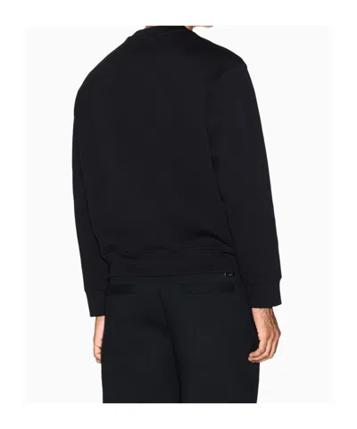 Armani Exchange Long Sleeve Sweatshirt In Black