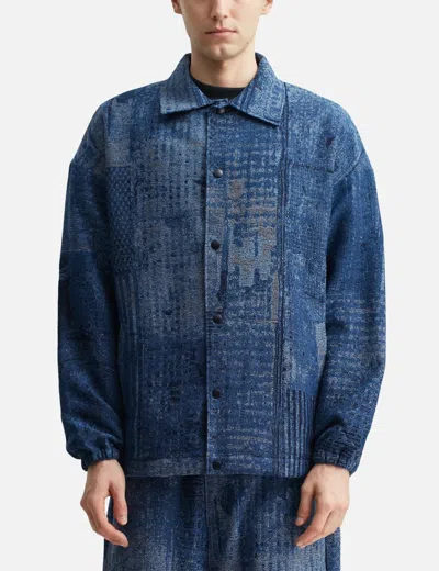 Fdmtl Boro Jaquard Coach Rinse In Blue