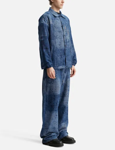 Fdmtl Boro Jaquard Coach Rinse In Blue