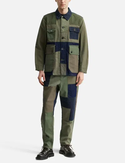 Fdmtl Coverall Jacket Rinse In Green