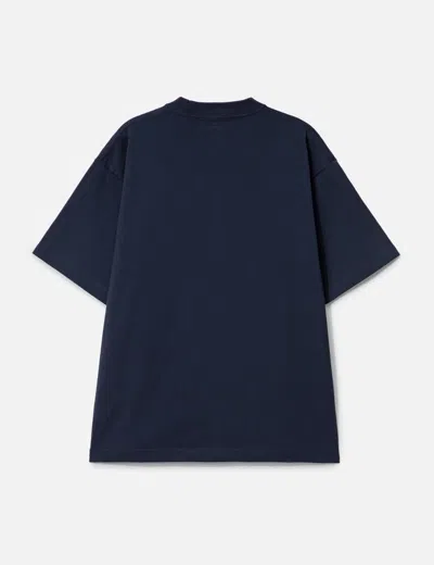Fdmtl Boro Embroidered T-shirt In Blue