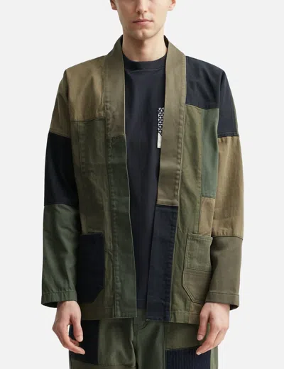 Fdmtl Haori Jacket Rinse In Green