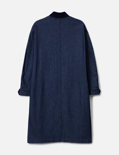 Fdmtl Haori Jungle Long Jacket Rinse In Blue