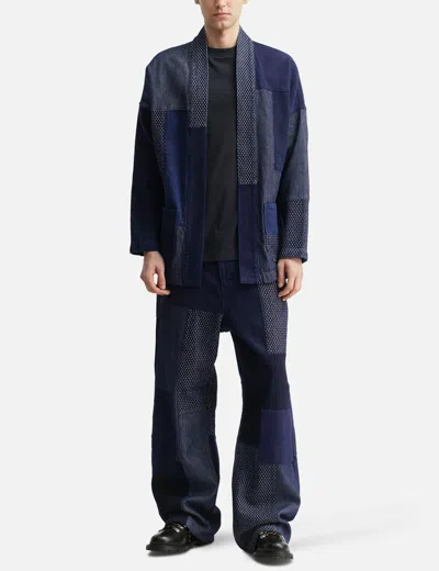 Fdmtl Haori Jacket Rinse In Blue