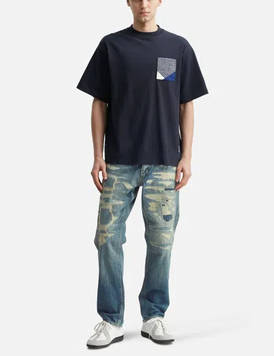 Fdmtl Origami T-shirt In Blue