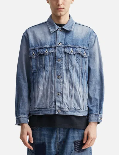 Fdmtl Third Third Jacket 3yr Wash In Blue