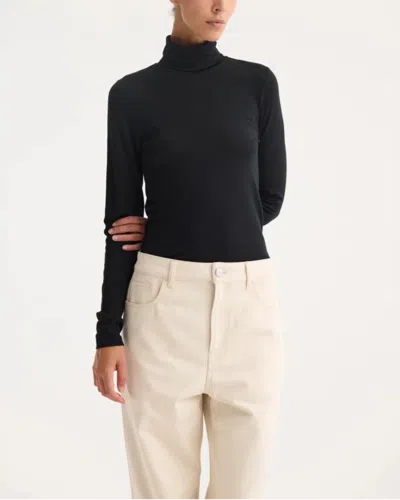Rohe Fine Merino Turtleneck In Black