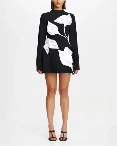 Acler Kadence Mini Dress In Black