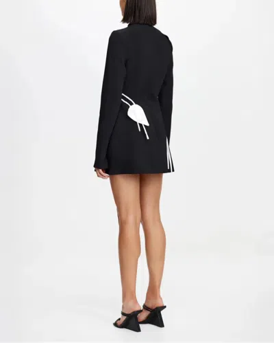 Acler Kadence Mini Dress In Black